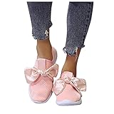 ➤➤Material: Unsere Schuhe bestehen aus hochwertigen Materialien, die sehr weich, bequem und atmungsaktiv sind. Die bequeme Einlegesohle macht die Füße angenehm und lindert effektiv die Ermüdungserscheinungen des langen Gehens.Der modische Stil verleiht den Schuhen einen charmanten Geschmack.