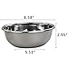 Doryh 18/10 Stainless Steel Mixing Bowls, Nesting Bowls for Meal Prep, Serving, Baking, Set of 4