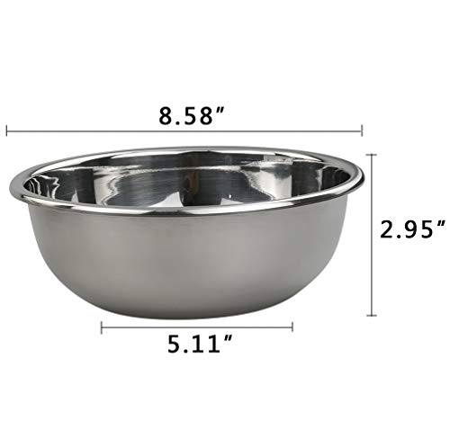 Set 4 Tazones de Acero Inoxidable 18/10 para Cocina miniatura 2