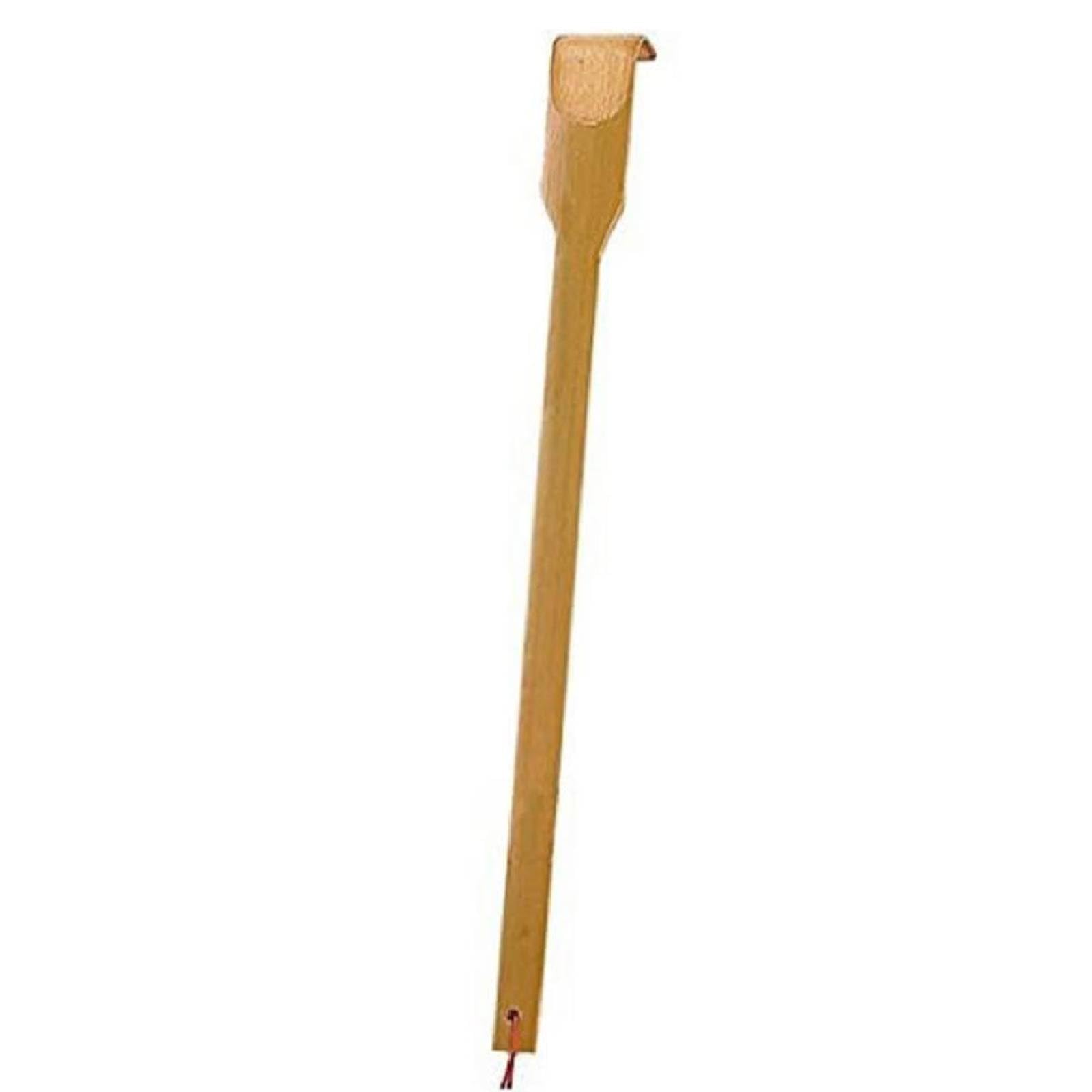 Rascador de espalda de bambú, mango largo de 16.5 pulgadas, masajeadores de espalda para ancianos, mujeres, rascadores manuales de espalda para aliviar la picazón, fuerte y resistente, alivio