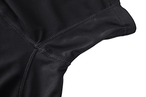 TACVASEN Sneldrogend, T-shirt voor heren, trekking-hemd, casual, outdoortop, met zak met ritssluiting - Image 5