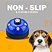 Pet Training Bell for Dogs & Cats – Potty Training Bell for Housebreaking, Obedience & Communication – Easy to Press, Durable & Loud – Indoor Puppy Training Tool (Blue)