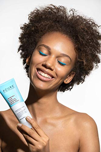 ACURE-Incredibly-Clear-Charcoal-Lemonade-Facial-Scrub-100-Vegan-For-Oily-to-Normal-Acne-Prone-Skin-Charcoal-Lemon-Blueberry-Exfoliates-Detoxifies-4-Fl-Oz-Packaging-May-Vary ACURE Incredibly Clear Charcoal Lemonade Facial Scrub -Deep Face Wash Cleansing, Gentle Exfoliates & Detoxifies with Charcoal Scrub, Lemon & Blueberry -For Oily to Normal & Acne Prone Skin, 4 Fl Oz