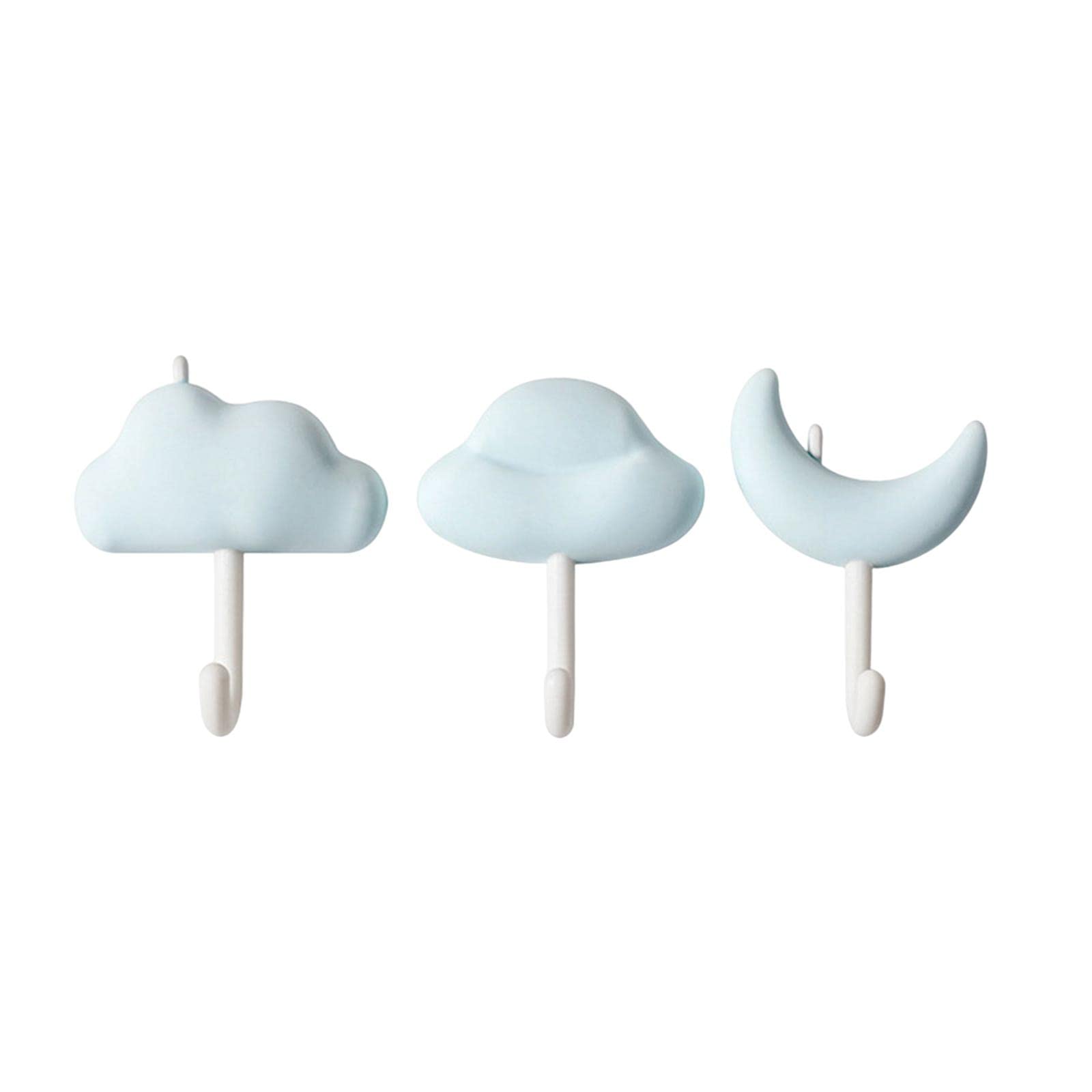 Appendiabiti con 3 Ganci da Parete/su Parete, Impermeabile, Adesivo, per Cappelli, Asciugamani, Doccia, Soggiorno