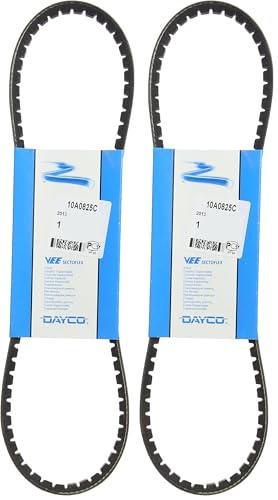 Courroie trapézoïdale DAYCO 10A0825C crantée pour remplacement double poulie auto