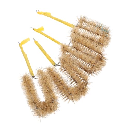 BEBEMOKO 4pcs Beaker Brush Laboratory Cups Brush Kitchen Cleaning Brush Pipecleaners Erlenmeyer Cleaning Chemical Experiment Flask Brush Tube Cleaning Brush Water Bottle Bristles Pig Hair