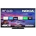 Produktbild Nokia 70 Zoll (177cm) QLED 4K UHD Fernseher Smart Android TV (Netflix, Prime Video, Disney+), Sprachsteuerung: Google Assistant, beleuchtete Fernbedienung, Dolby Vision - QN70GV315ISW - 2023