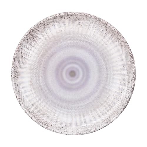 Image of Golden Fish Melamine Dinner Plates Set of 6 for Serving - Full Size, Curved, Vintage Design, Break Resistant for Home, Kitchen, Restaurant, Party (11 inch)