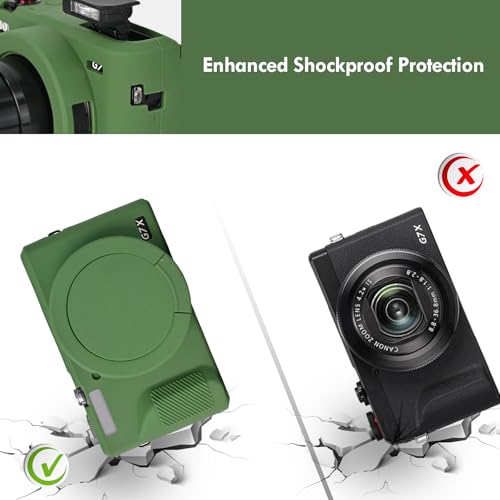 Funda de silicona para Canon G7 X Mark III con protectores - Fernando Cortés Funda de silicona para Canon G7 X Mark III con protectores - Fernando Cortés