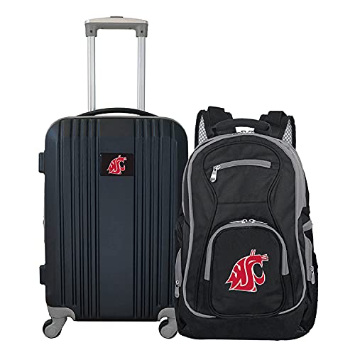 Denco 2-Piece Luggage Set, Includes 21-inch Two-Tone Hardcase Spinner and 19