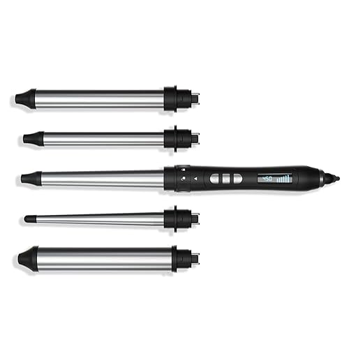 Miniatura 3 de amika The Chameleon - Kit de rizador intercambiable de 5 barriles, negro, 16 onzas