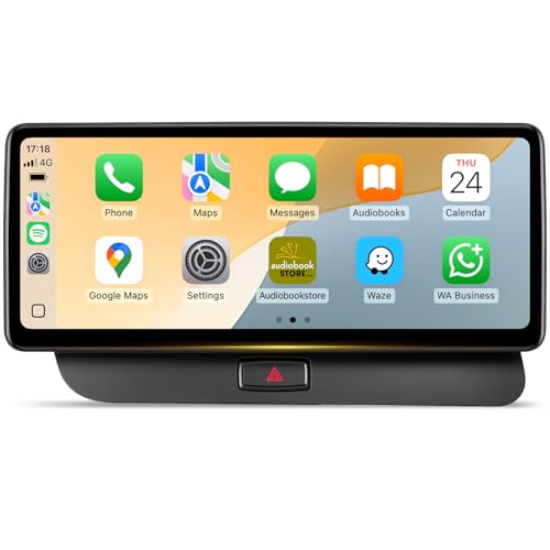 12.3 inch Android Touchscreen for Audi Q5 Concert/Symphony (2009-2017), Built in Wireless CarPlay Android Auto Bluetooth Upgrade Factory Car Radio Receivers Retain Original Stereo Amplifier System