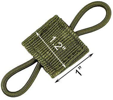 Tactical Vests Backpacks Bags Accessories Tactical Gear Holder Clip Molle Webbing Retainer Elastic Binding Ribbon Buckle