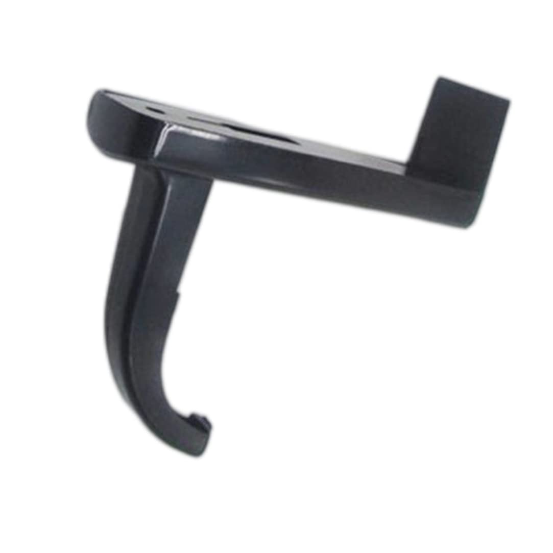 Eioflia Headphone Stand Plastic Internet Bar Headset Stand Monitor Edge Headset Hanger Hook Holder with Back Adhesive Black Headphone Stand Plastic Internet