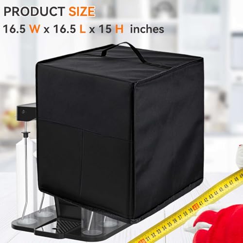 Funda impermeable para máquina de cócteles Black+Decker: protección total contra polvo 3