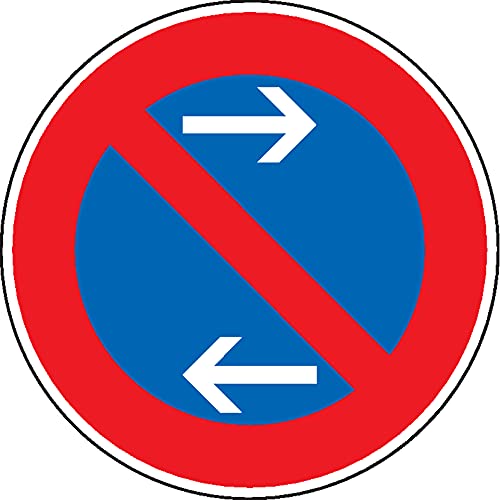Schild I Verkehrszeichen Eingeschränktes Haltverbot Mitte, Nr.286-31, Aluminium RA0, reflektierend, Ø 600mm, DIN 67520