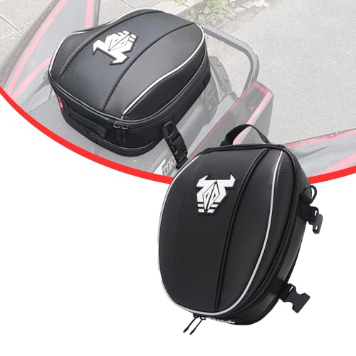 Jfg Racing Wasserdichte Motorrad-Hecktasche, Gepäcktasche, Sitzbanktasche, Multifunktionstasche, Sportgepäcktasche