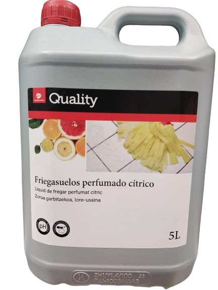 Friegasuelos Perfumado Quality - Lavanda, Cítrico y Floral - Limpieza Eficaz con Fragancias Naturales (2 GARRAFAS, Citrico)
