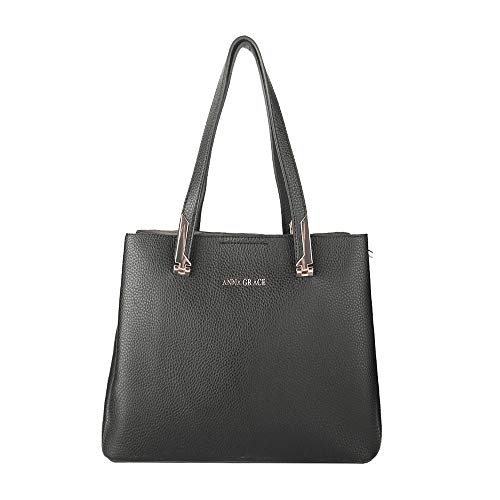 Sac à bandoulière en cuir noir avec longue sangle réglable taille M