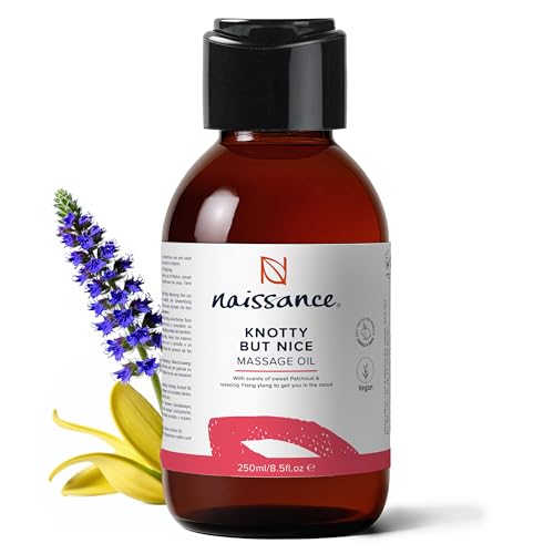 Naissance Knotty But Nice Sensual Massage Oil for Date Night Arousal Aphrodisiac Lubricant Sex Body Oil 250ml