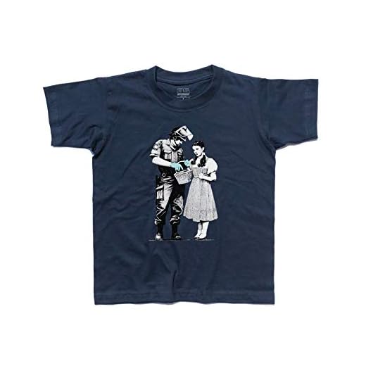 3stylershop T-shirt barn Dorothy och polisen inspirerad av Banksy