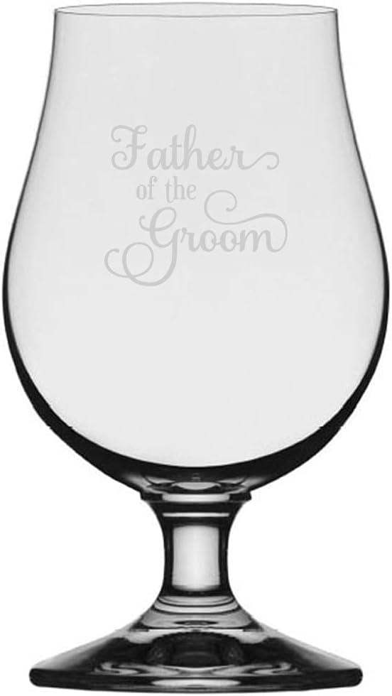 Mother Of The Bride Samantha Font Wedding Party Personalized Custom Etched 13.25oz Iona Beer Glass