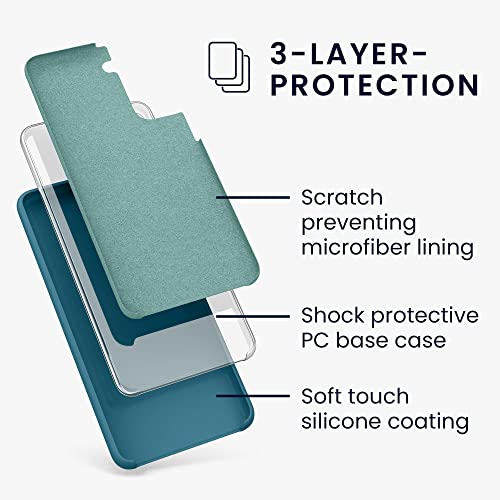 Kwmobile Hülle für Samsung Galaxy S21 Silikon Handy Case