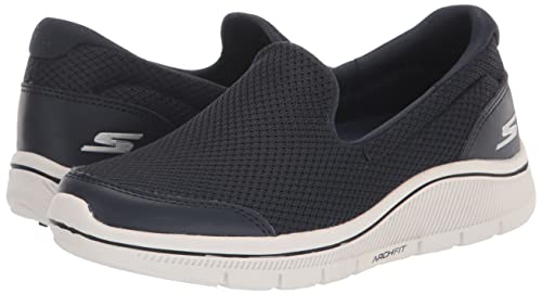 Skechers Women's Arch Walk Relaxed Fit Slip On Golf Shoe Sneaker, Navy/White, 9 #TOP6