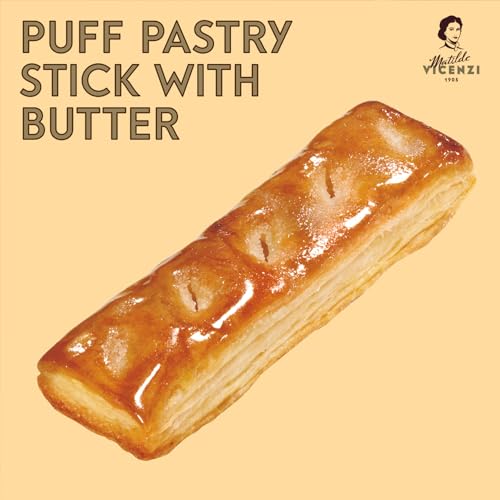 Millefoglie D'Italia Classiche by Pasticceria Matilde Vicenzi, Gourmet Italian Puff Pastry Cookies, Made in Italy - 4.41oz (125g), 4-Pack