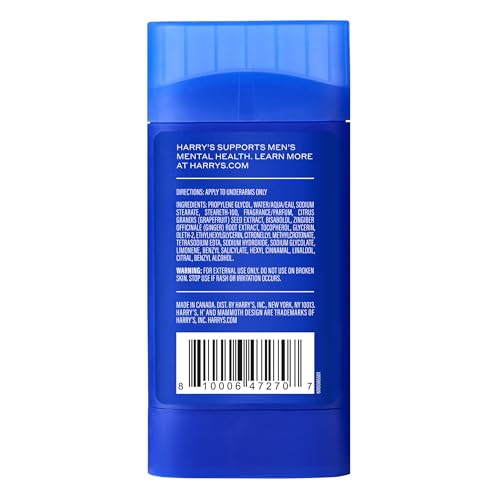 Harry's Aluminum-Free Deodorant for Men - Stone - 2.5 oz (3 Pack) - image 9