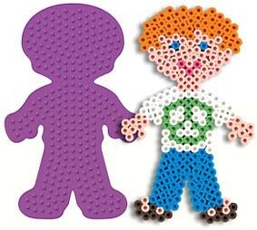 Boy Pegboard Large Style for Perler Fuse Beads