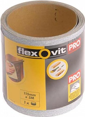 Rouleaux de papier sable Flexovit flv69917 grain fin pour ponçage de bois et métal