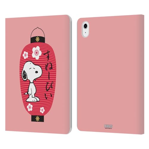 Funda antiarayazos para iPad Air de Peanuts que evita caídas con su tapa de cuero