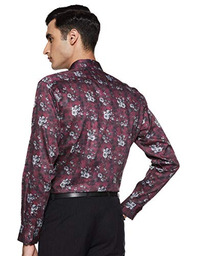 Image of Amazon Brand - Arthur Harvey Men's Printed Regular Fit Shirt (SS20-AH-SH-01 DigiPrn Maroon 46)