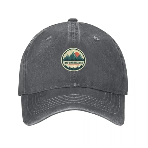 Casquette de baseball Lake Winnipesaukee en grande taille style snapback ajustable pour homme et femme