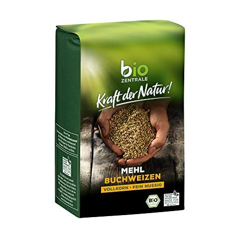 biozentrale Buchweizenmehl 500 g, Vollkornmehl aus Buchweizen Cover