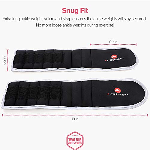 Ankle Weights - Ankle Weight Sets for Women and Men - Wrist Weights for Home Workout - Leg Weights Gym Equipment - Arm… - Image 4