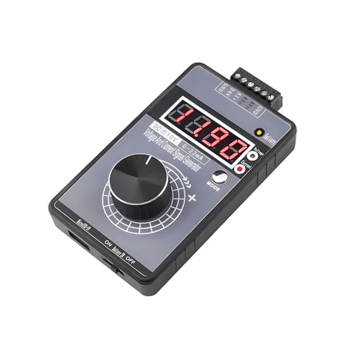 High Precision DC 0-10V 4-20mA Analog Generator Adjustable Voltage Current 0-5V/3V/1V 0-22mA Debugging Calibrator (Size : with Battery)