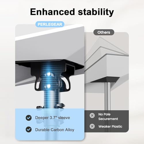 Image of Starlink Gen 3 Mount for Starlink Standard 4 /4X /V3,Fits 1.1-2.1 inch.Black | Starlink gen 3 Pipe Adapter can be Adjusted from 90-180