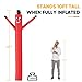 BSMTEK Air Inflatable Waving Tube Man Set - 10FT Tall Advertising Air Puppet Dance Artist, Waving Man Inflatable Tube Guy with Sky Dancer Blower - Red(Blower Not Included)
