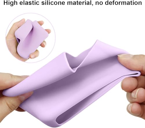 Image of Techmount Silicone Protective Cover for 29W /30W /35W MacBook Adapter Compatible with MacBook Air M2 M1 13 inch Models A2681 A2337 A2179 2020 (NOT FIT with Any Other Adapter) (Purple)