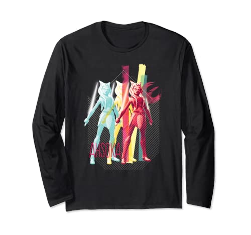 T-shirt Star Wars Clone Wars Ahsoka Tano manches longues vêtement imprimé graphique Pop Art