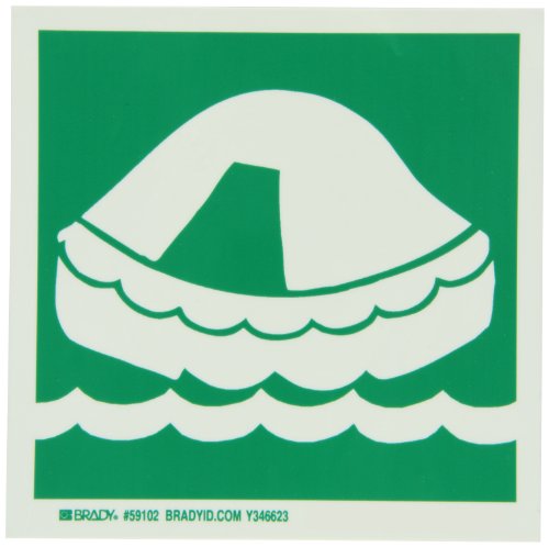 Panneau phosphorescent Brady Glo Imo en polyester durable 15x15