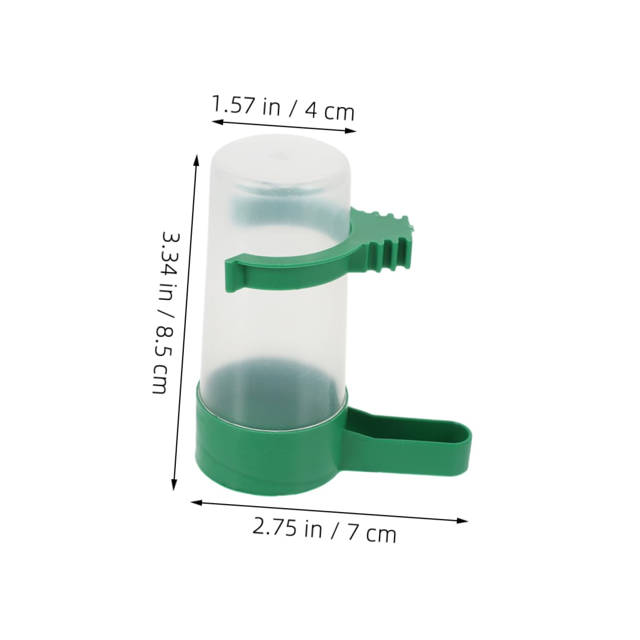 ibasenice 20pcs Parrot Water Bowl Bird Drinkers Small Bird Water Feeder Set Easy to Use