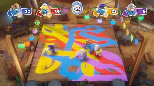 Microids The Smurfs: Village Party Standard Arabe Chinois simplifié Chinois traditionnel Allemand Néerlandais Anglais Espagnol Français Italien Japonais Polonais Russe PlayStation 5 - vue 9