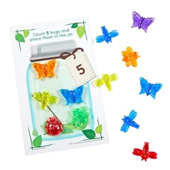 Learning Resources In the Garden Bug Counters Tub of 72