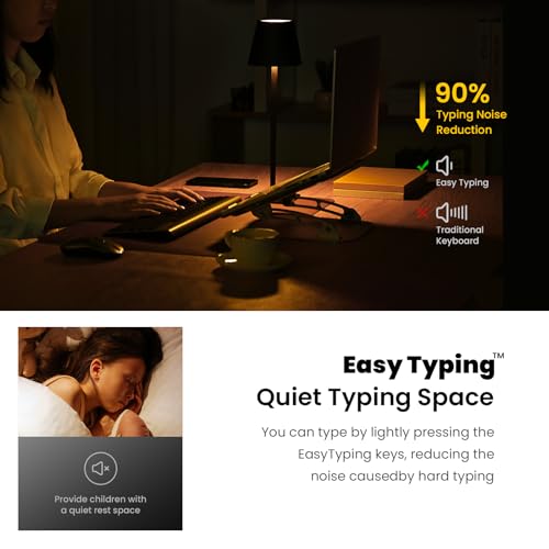 Image of cimetech Wireless Keyboard and Mouse Combo - Blue White | Compact quite scissor-switch keyboard with optical mouse, includes USB-A Nano Receiver, for Computer,Mac,Laptop,PC,Windows