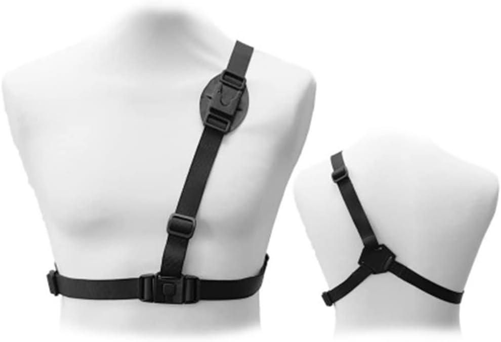 Official Peter Jones Klick Fast Shoulder Harness Strap Front Facing Adjustable Body Camera Body Cam Klickfast Dock Holder