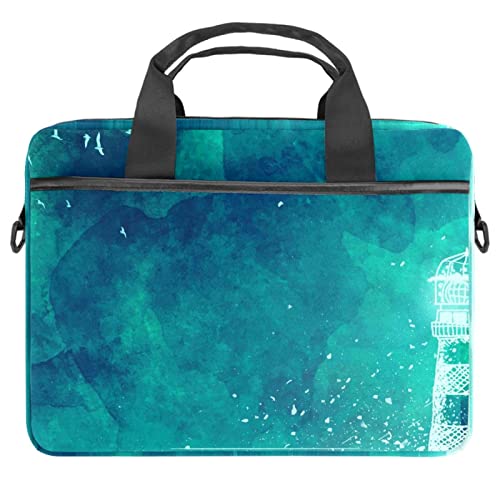 Sac ordinateur portable 13-14.5 pouces phare vert compact 28x36.8cm