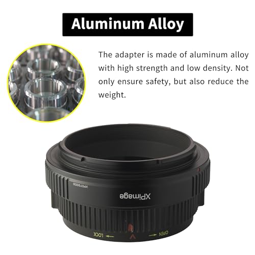 XPIMAGE Anillo Adaptador de Montura de Lente Compatible con Lente Kinoptik Cameflex para cámara Hasselblad X System XCD X1D X2D - imagen 5